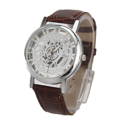 Hollow Transparent Roman Numeral Simple Watch