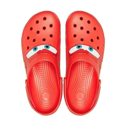 Caroban McQueen Car Cave Shoes Men and Women Outdoor Breathable Casual Beach Shoes Baotou Slippers Sandals