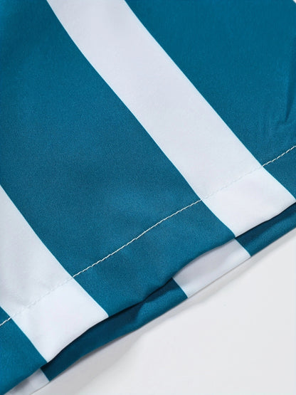 Summer Beach Short-sleeved Lapel Casual Shirt