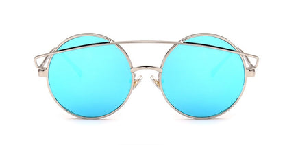 F078 impulse metal children's high quality sunglasses fashion children's sunglasses real film reflective UV400 glasses