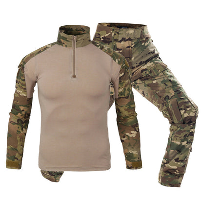 G2 battle frog suit camouflage suit men's long sleeved American MC camouflage outdoor frog training suit tactical suit