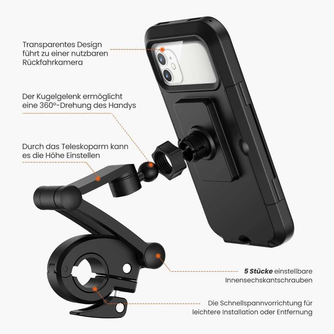 Waterproof Bicycle & Motorcycle Mobile Phone Bracket