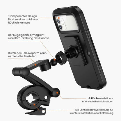 Waterproof Bicycle & Motorcycle Mobile Phone Bracket