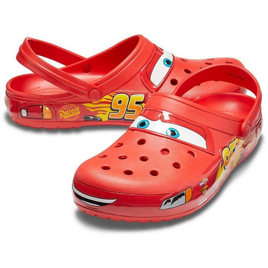 Caroban McQueen Car Cave Shoes Men and Women Outdoor Breathable Casual Beach Shoes Baotou Slippers Sandals