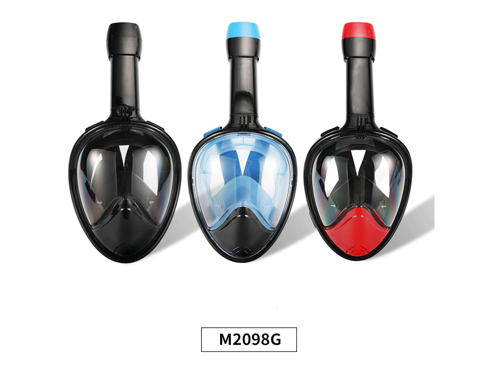 THENICE 2097G Full dry swimming breathing equipment silicone diving mask adult snorkeling suit PC diving goggles